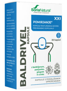 Baldrivel kapsule z baldrijanom za spanec