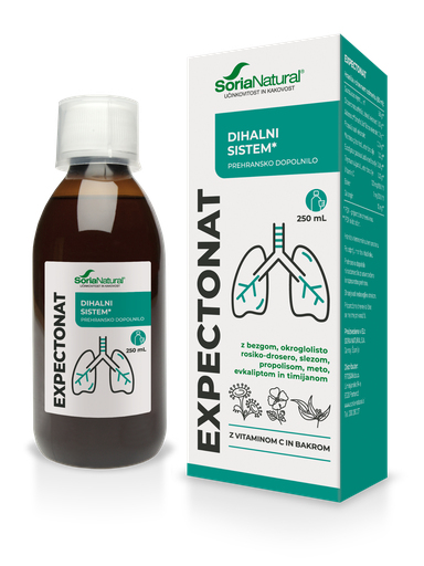 Expectonat sirup z okroglolisto rosiko za dihala