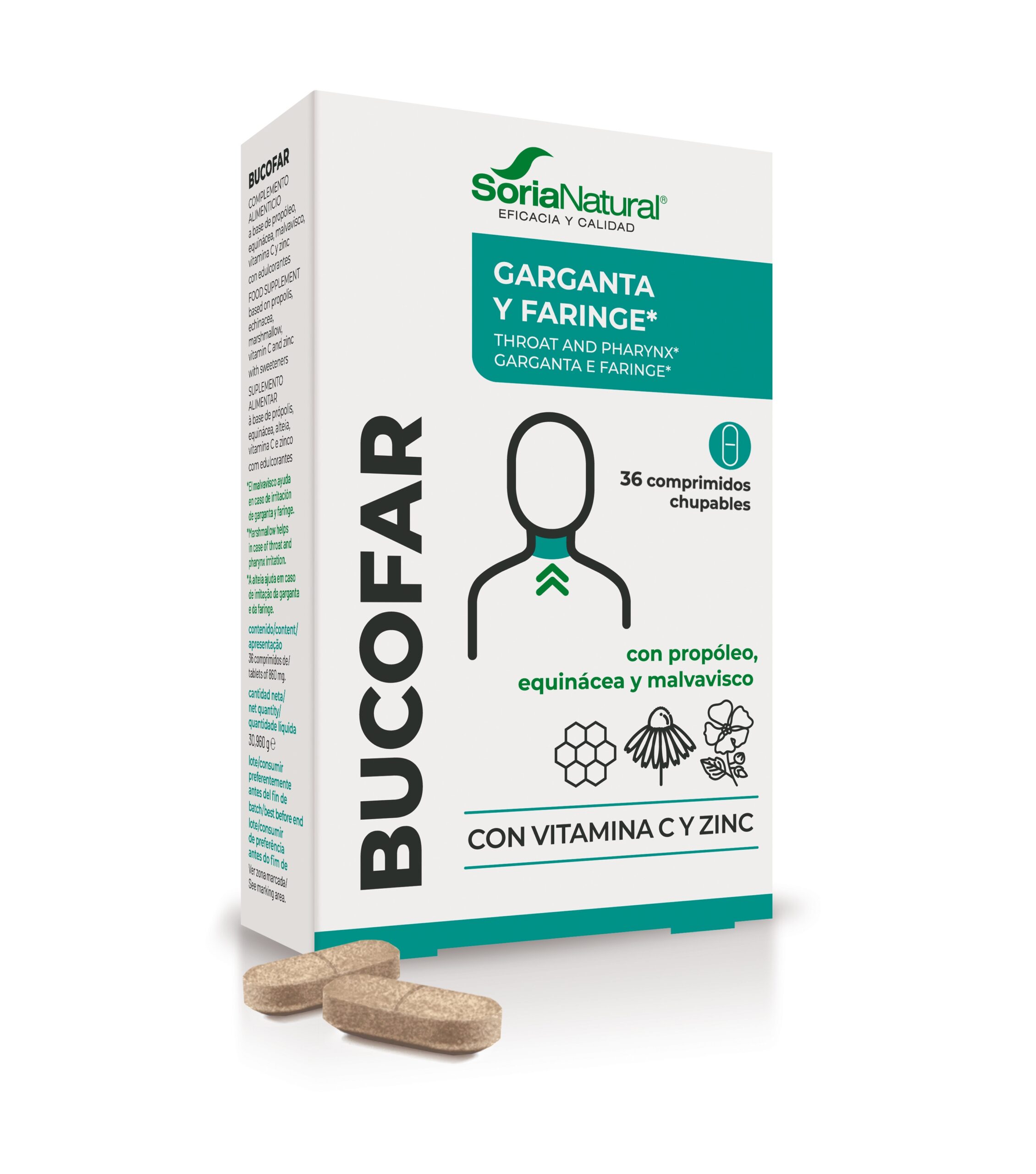 Bucofar pastile za grlo Soria Natural Bucofar pastile za grlo Soria Natural